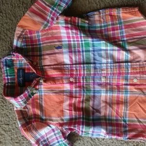 Ralph lauren button down short sleeve